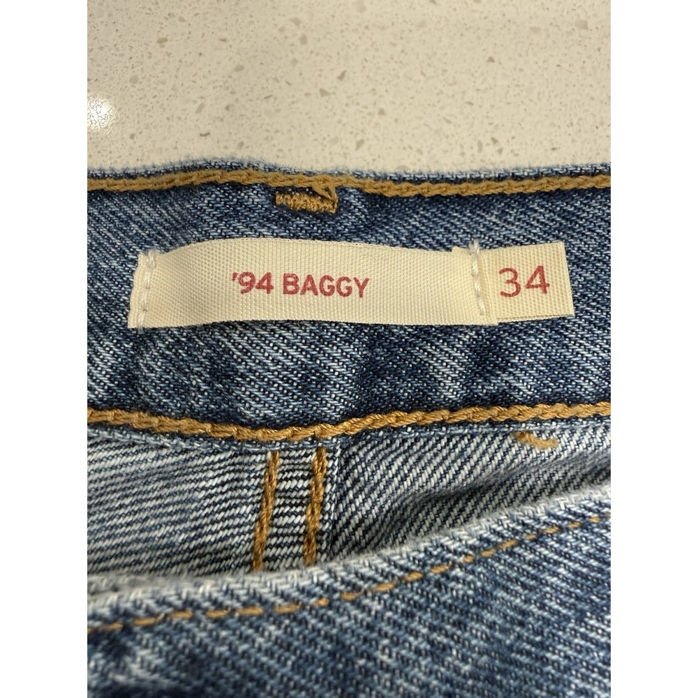 Levi's 94 Baggy Jeans Women's‎ Size 34x31 Mid Rise Loose Fit - Picture 3 of 7
